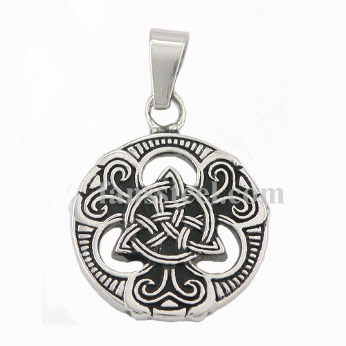 FSP16W34 tribal celtic flower pendant - Click Image to Close